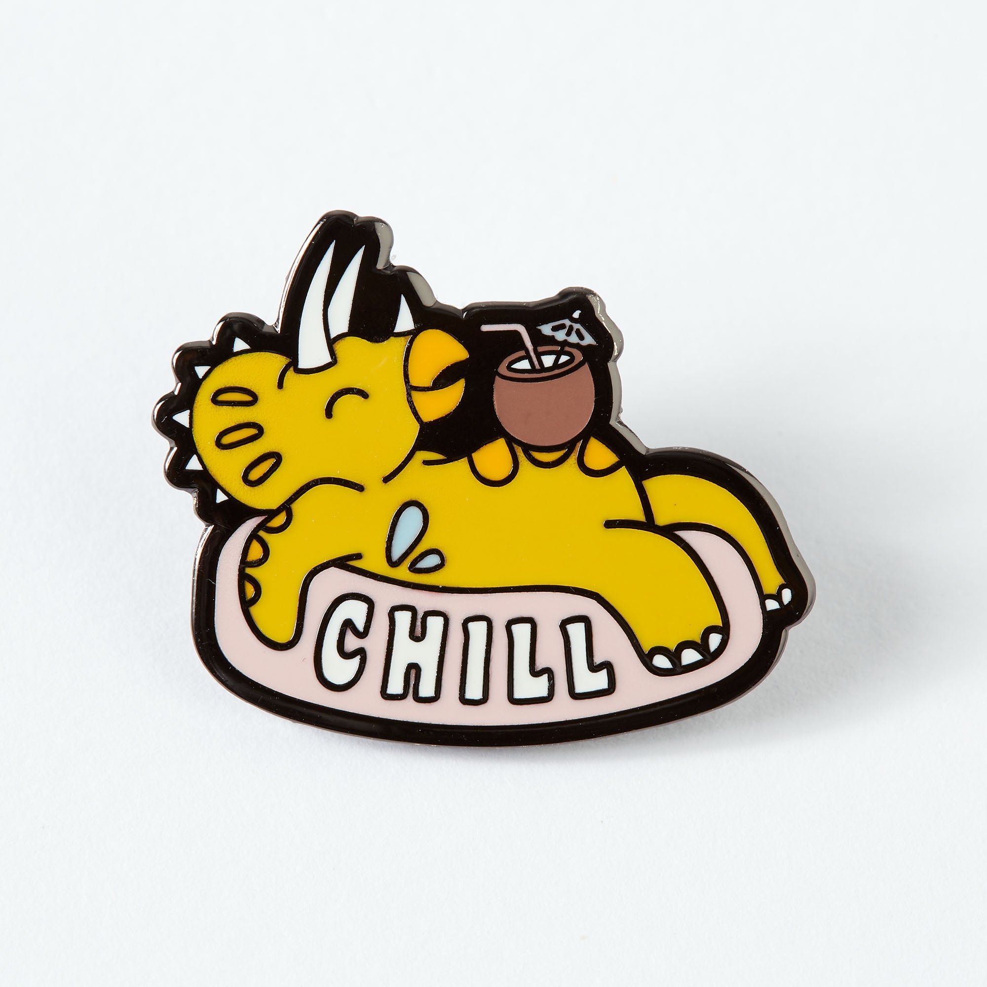 Chillender Dinosaurier, Pin, Anstecknadel